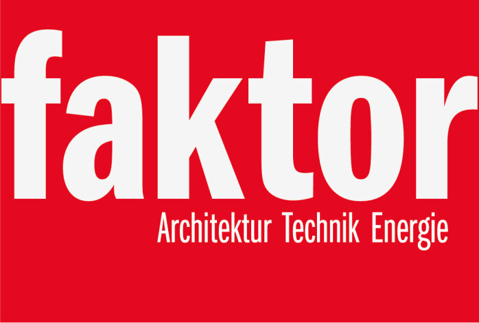 Logo mit rotem Hintergrund und weisser, grosser Aufschrift